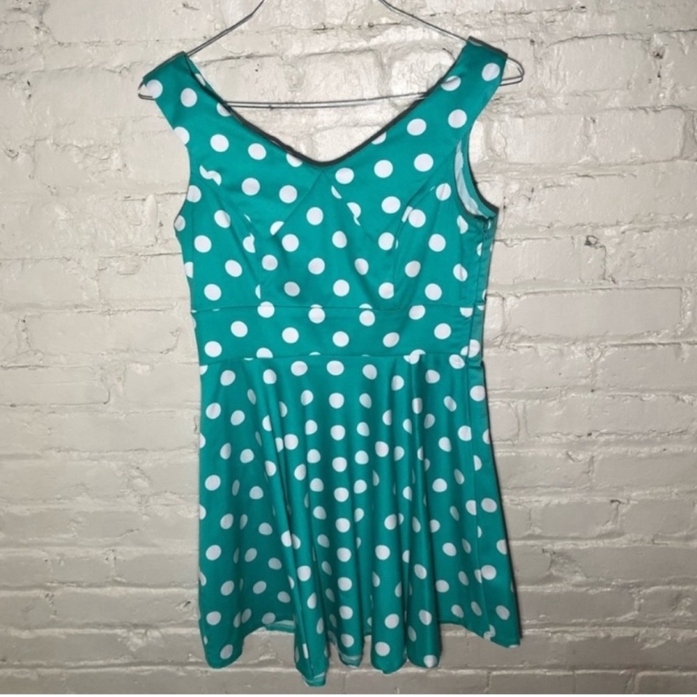 ModCloth - Polka Dot Dress - Size Large